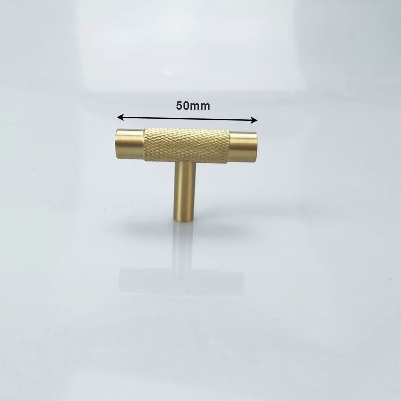 Premium Brass Textured Knurled Cabinet Handles. – Noble & Faith